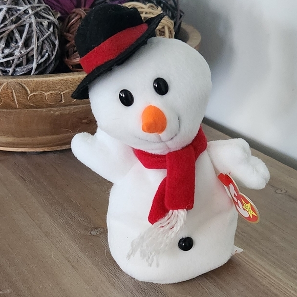 ☃️ Ty Beanie Baby “Snowball” the Snowman 1996 – Vintage Collectible Plush - Picture 6 of 12